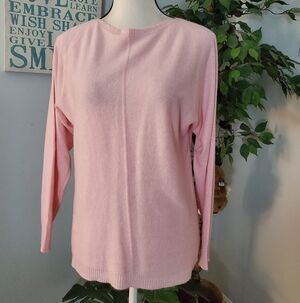 BARTOLINI Cashmere Silk Wool Blend Pullover Featherweight Sweater M